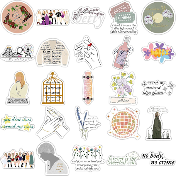 50 stk. Taylor Swift Seje Graffiti Stickers Bagage Bil Stickers #2