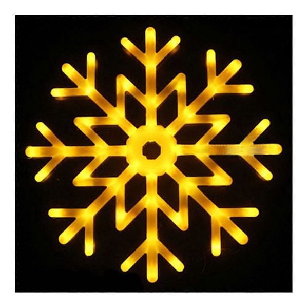 40cm LED Snöflinga Multicolor Ljushänge Snowflake Light Blue