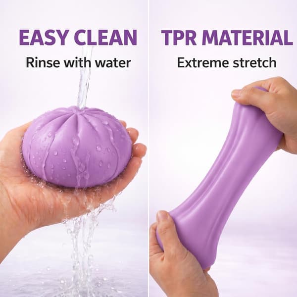 Dumpling Squishies Mystery Box, Mjuk Dumpling Stressavlastande Sensorisk Leksak för Vuxna Purple-a