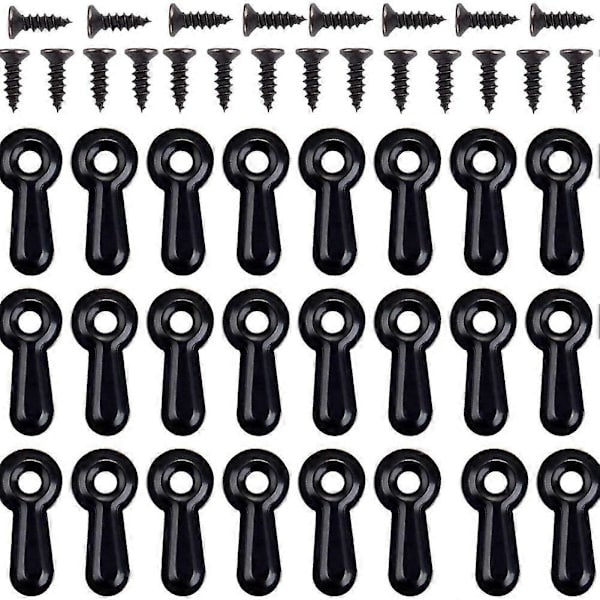 Billede Ramme Drejeknap Fastgørelsessæt, 100 STK Billede Ramme Bagside Klips Foto Ramme Hardware C