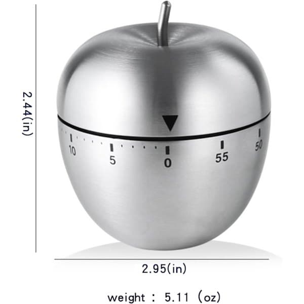 60-minutters eggtimer, kjøkkentimer, oppgavetimer 0–60 minutter, klasseromstimer, visuell timer for barn