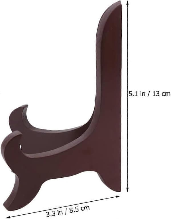 Elegant tallerkenstativ med dekorativt design