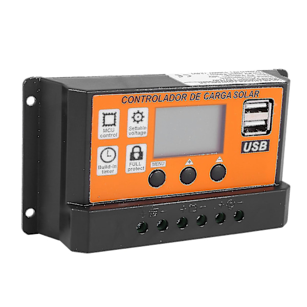 Bästa, 100A Mppt solpanelregulator laddningsregulator autofokus spårning