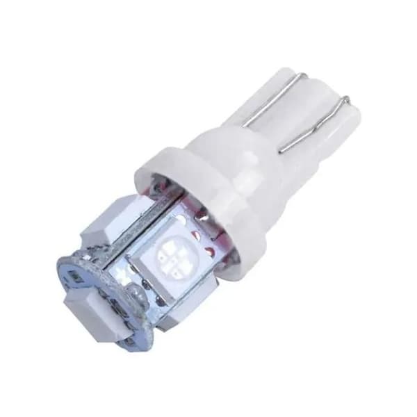 10-pack - Vit T10 W5W LED billampa