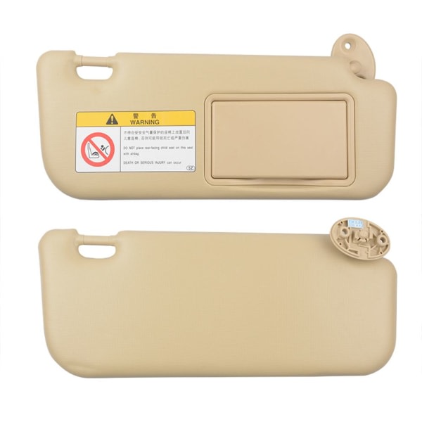 Bilsolskjerm for Toyota Corolla/Corolla Hybrid - beige left