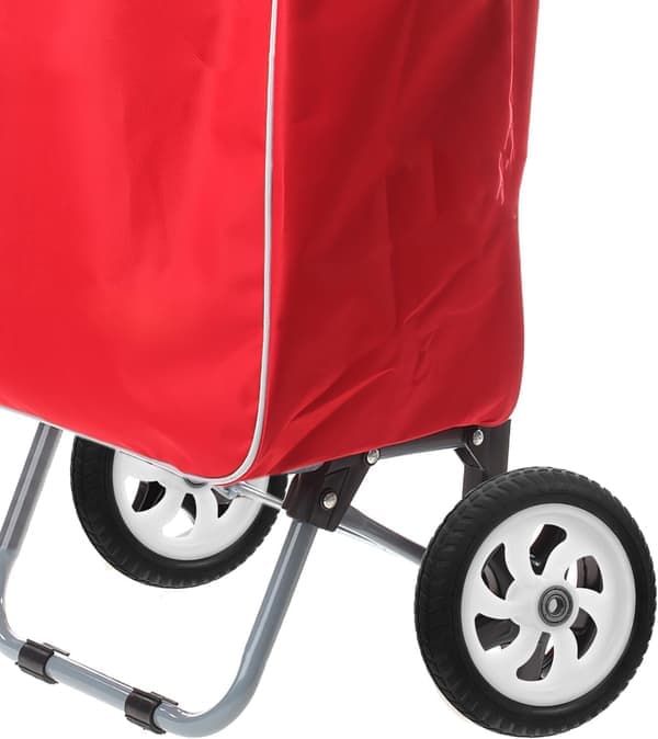 2 kundvagnshjul för vagnbyte, kraftiga gummihjul, svängbara