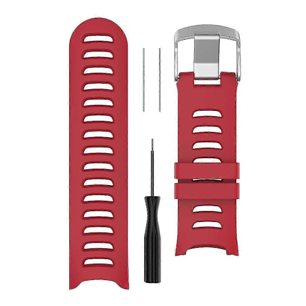 Silikon Armbånd Klokkereim For Garmin Forerunner 610 jkw Red