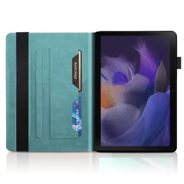Surfplattefodral - Samsung - Galaxy Tab A9 Plus - PU-läder - Stativ - Blått Livets träd