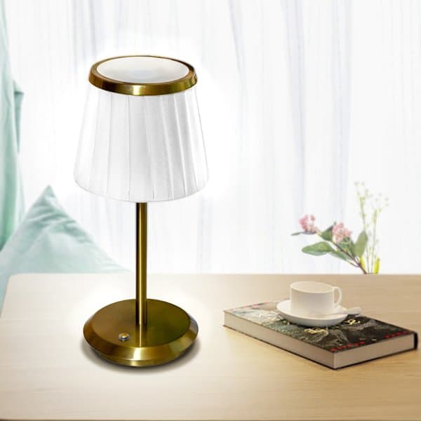 Stemningsbelysning Nattbordslampe i stoff