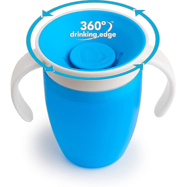Miracle 360 Learner Cup - Grøn/blå - 240ml, 2-pak