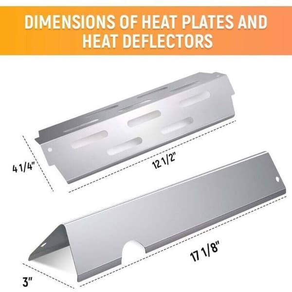 Weber grilltilbehør - LUSKYKA® - Holdbart rustfrit stål - Krydderstænger 7,6x43,7x5,1 cm