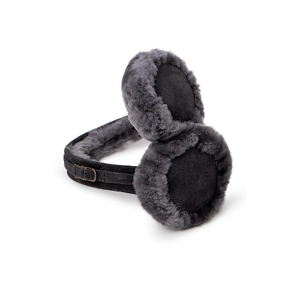 Dame Saueull Earmuffer - Komfortable og varme ørevarmere  506-100 Grey One size