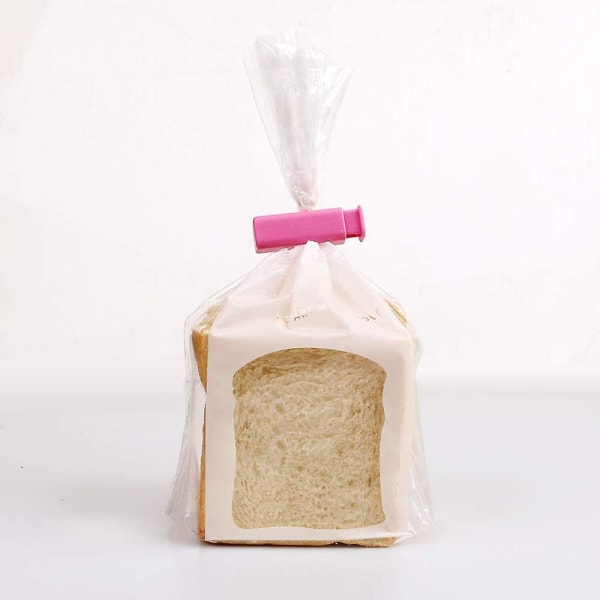 Squeeze Brödpåsklämmor, Påsklämmor, Bagelpåsklämmor, Glidgrepp Lätt Kläm & Lås, 6-pack