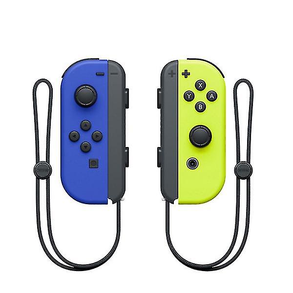 Joypad For Nintendo Switch Trådløs Gamepad Joy Wireless Bluetooth Switch Gamepad Motion Control - Left blue, right yellow