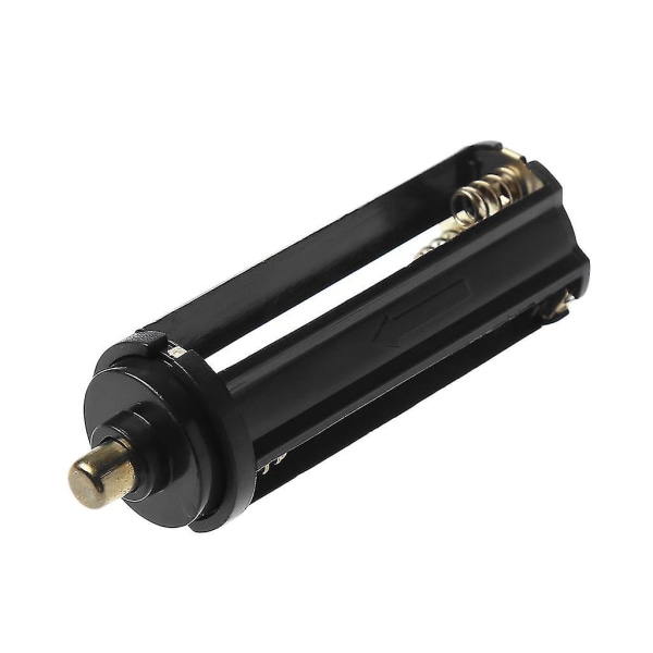 Cylindrisk type plastbatteriholder til 3x AAA til 18650 batterikonverter Jnnjv