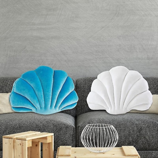 Puder Blød Komfortabel Plys Hav Ocean Tema Seashell Conch Dekorative Pudebetræk Til Livi Pink M