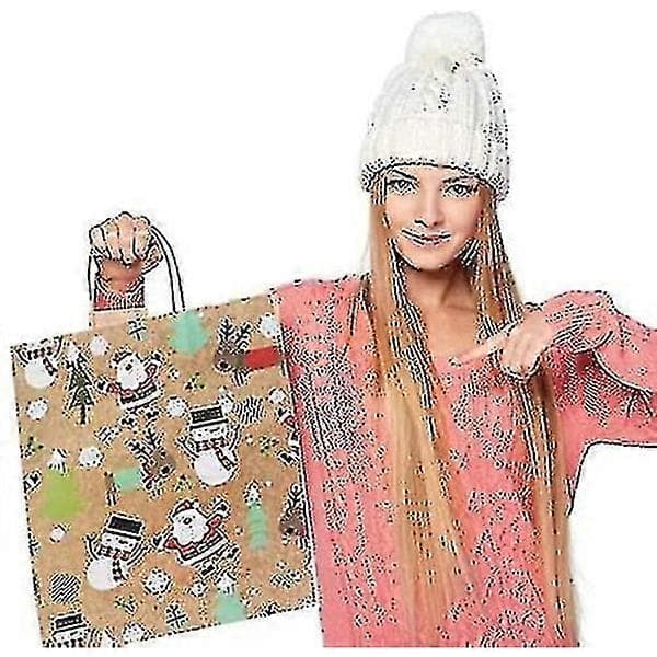 12 jul papperspåsar, presentpåsar, kraftpapperspåsar, festpåsar, julpapper