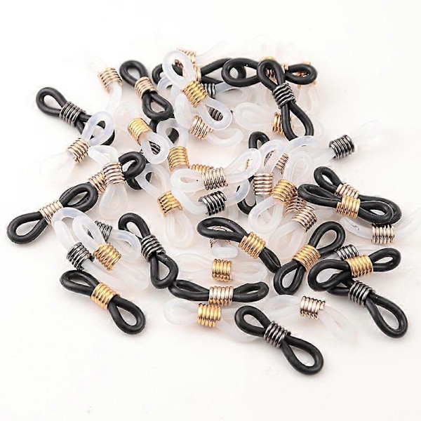 Holder Kjede Brilleender Brillekjede Stropp Løkkeender av Glass Snorender av Brillekjede Holder Silikon Lanyard Stropp DIY Perlekobling Briller