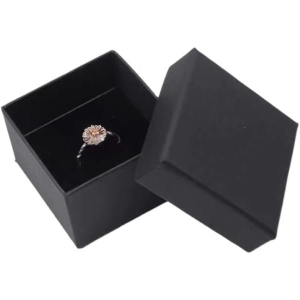1st liten kraftring presentaskar för smycken gåvor förlovningsring box Bröllopsörhänge case Organizer Ring case box