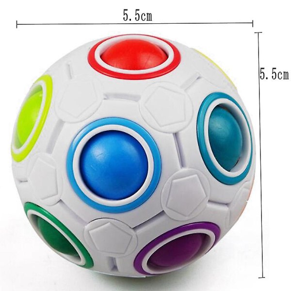 Cubidi  Regnbågsboll  Färdighetsspel för barn och vuxna  Bra present till barnkalas  Gästgåva  Leksak  Även som stressboll
