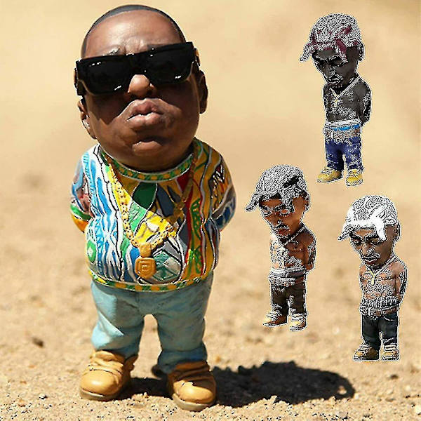Handgjord Legend Minnesmärke Staty Skulpturer Modell Harts Prydnader Skrivbord Heminredning Present Biggie