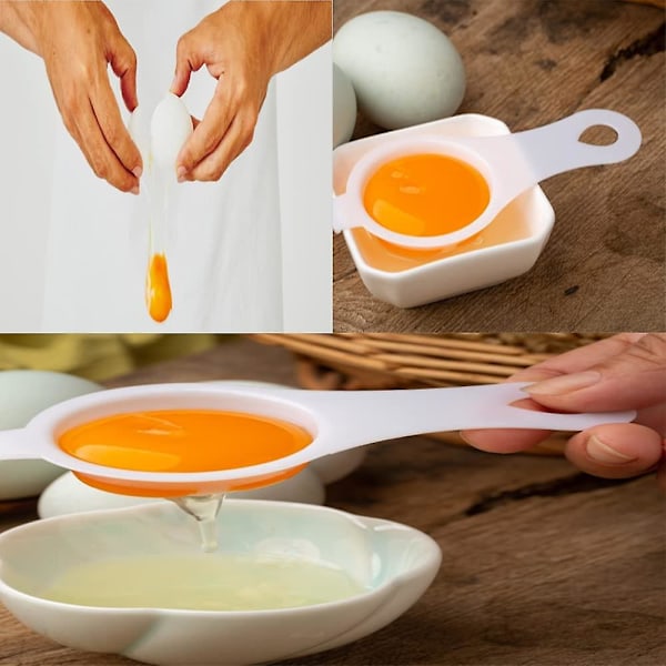 Æggeblomme-separator, 2 stk. Æggeblomme-separator, Protein-separator, Æggeblomme-separator, Æggehvide-separator