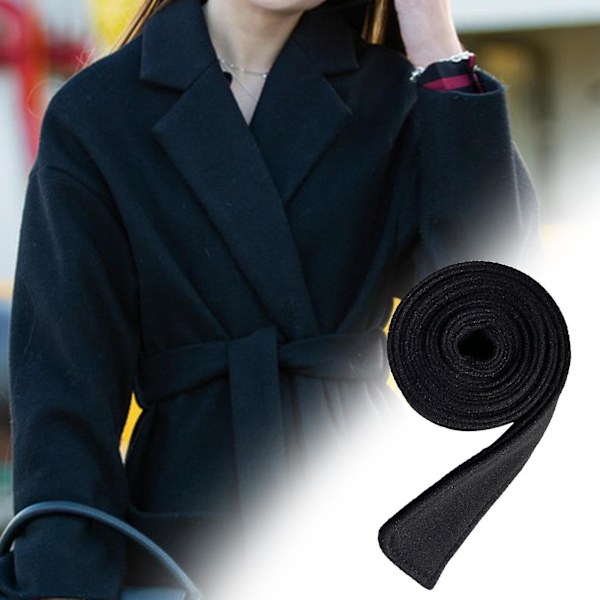 Kvinnors Ullrock Bälte Midjebälte Brett Midjebälte Mångsidigt Midjebälte Sash Trenchcoat Bälte Långt Nog För Rockar Shopping-dwdz black 180cmx5cm