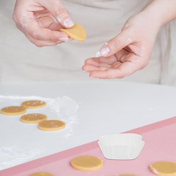 1000 stk. kage-muffinsforme papir-muffinskopper 3 tommer hvide papirbagekopper
