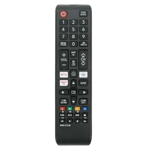 Universalfjärrkontroll Netflix BN59-01315B för Samsung TV LED Svart one size
