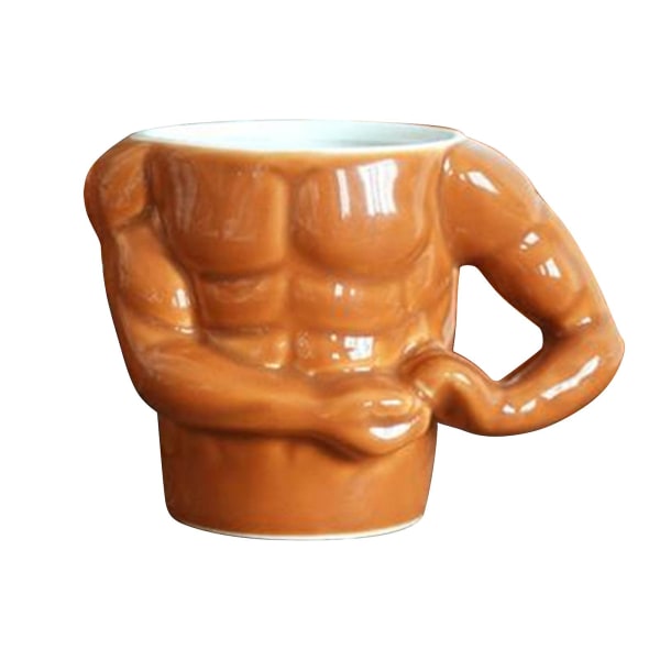 Muskelkopp keramisk krus Vannkopp Kaffekopp Keramisk kopp med stor kapasitet