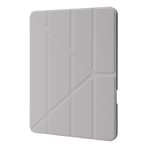 Fodral för iPad Pro 12,9-tum (2021)/(2020)/(2018) Surfplatta Auto Wake/Sleep Origami Ställ PU Läder + Akrylskydd Beige