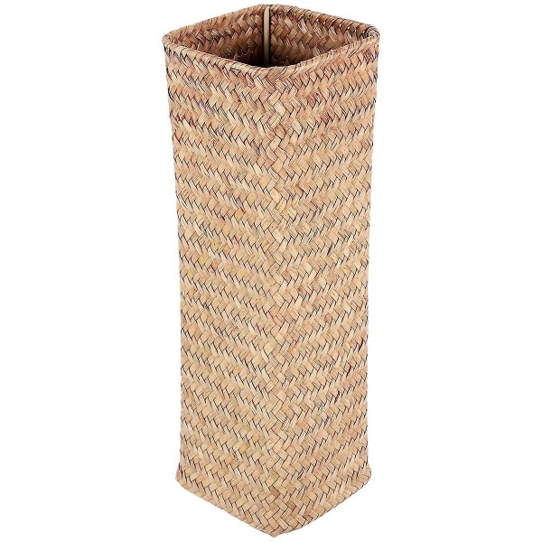 Rattan Blomster Vase Bambus Kurver Dekorasjon Vasar Blomster Frukt Kurv Blomster Vase Høye Vasar Dekor