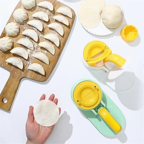Manuell Deigpresse Dumpling Wrappers Press, Dumplingformsett Bolleform Dumplingpresse Easy-Tool