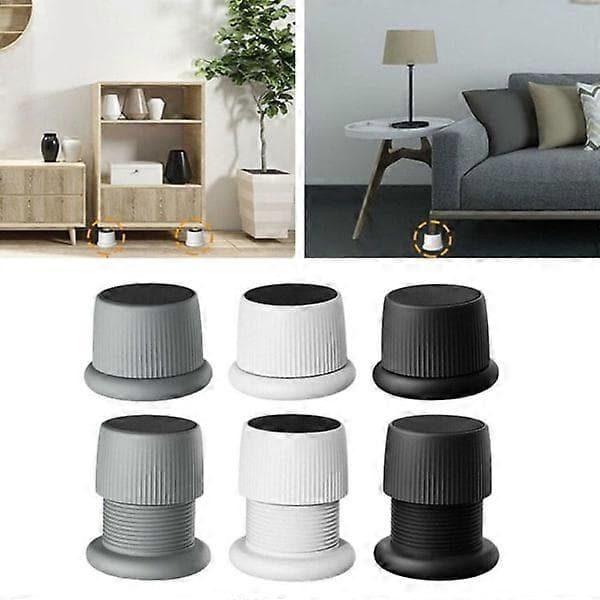 Möbelhöjare Sängbordsfästen Black