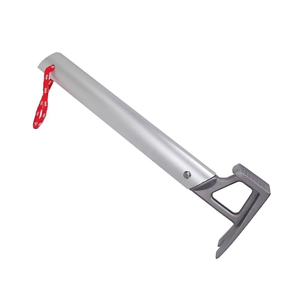Multifunktionel hammer aluminiumslegeringshåndtag rustfrit stål hammer campingtelt baldakin søm aftrækker