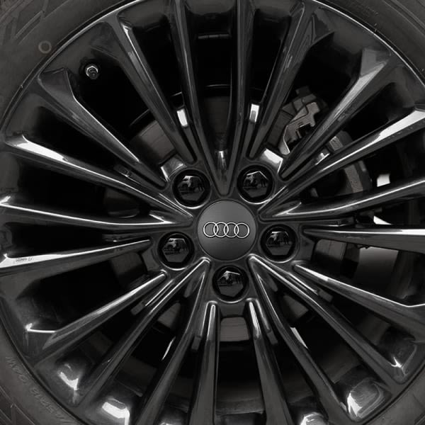 4-pack - Audi navkapslar / emblem för hjulnav - Bil 69 mm