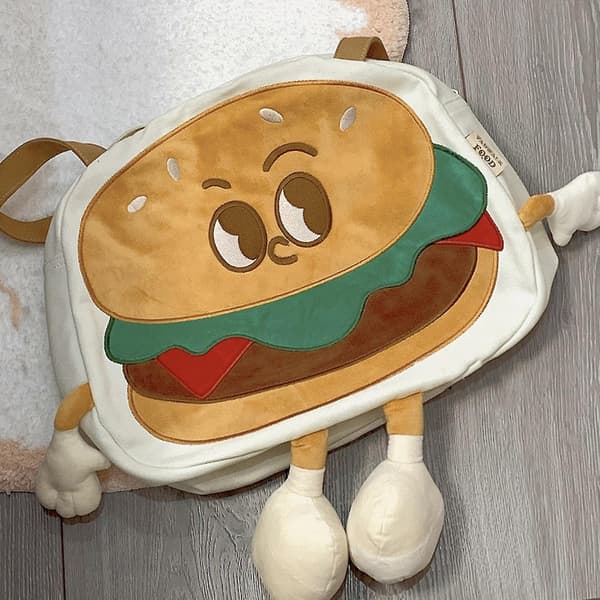 Opbevaringspose Stor Kapacitet Håndtaske Hamburger Versa Tote Sød