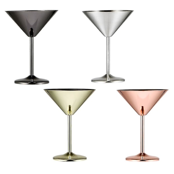 Cocktailglass, Martini-glass Gjenbrukbare uknuselige glass Drikke-juice-beger Glass, 1 stk-
