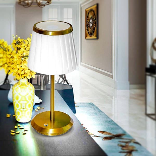 Stemningsbelysning Nattbordslampe i stoff