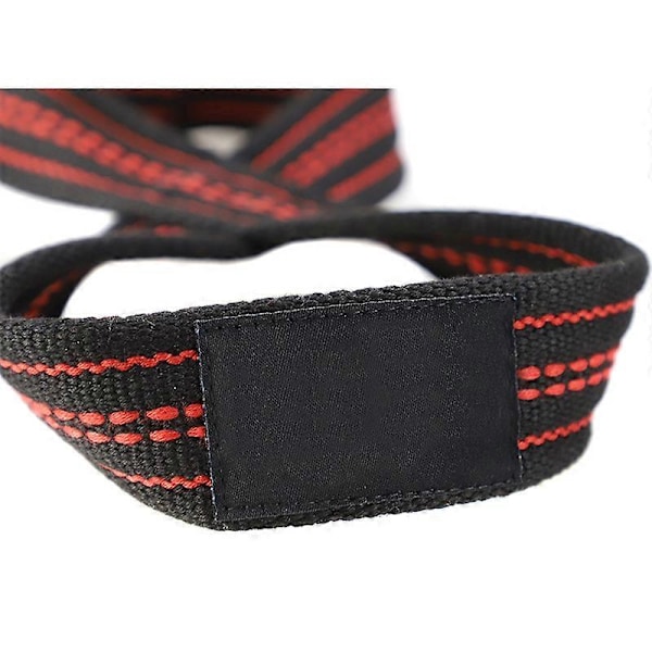 2 st Figur 8 Tyngdlyftningsremmar Marklyft Handledsrem Pull-ups Handledsstöd Gym Träning M