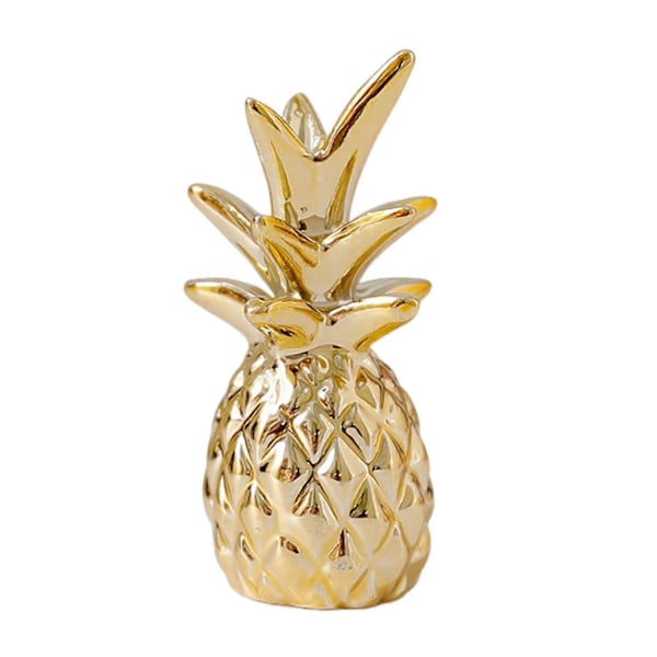 Mini Keraamiset Eläinfiguurit Pienoispupu Kissa Laama Ananas Patsas Pöydälle Hyllylle Työpöydälle I