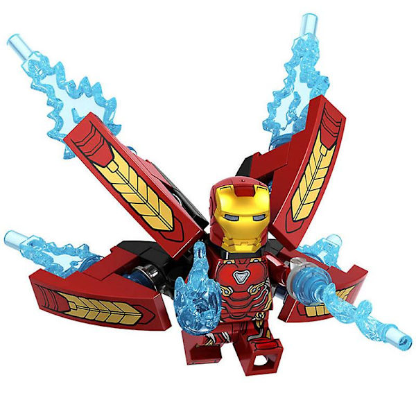 Iron Man Mk50 Super-britisk   Mursten Superhelt Kompatibel Inglys