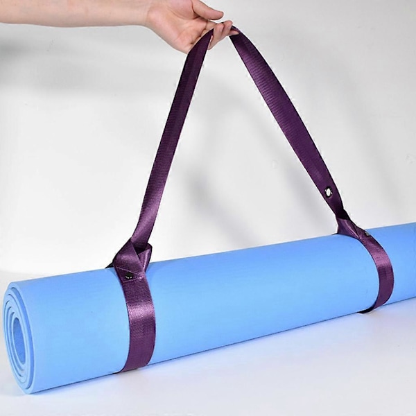 Yoga Mat Bærerem Justerbar Skulderrem til Yoga Mat Sling Silver