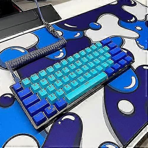 Kraken Keyboards Xxl Gaming Musematte - Profesjonell Håndverksmusematte - Gaming Skrivebordsmatte - 91 cm X 41 cm Utvidet Musematte (is)
