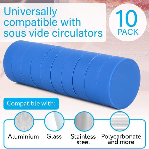 [10-pack] Sous Vide-magneter för att hålla påsar nedsänkta och på plats - Sous Vide-tillbehör