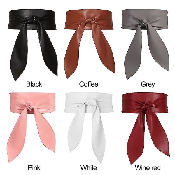 Mjuk kläddekoration rosett midjeband bälten dekorativa midjeband dam bred midja bälte midjerem pink