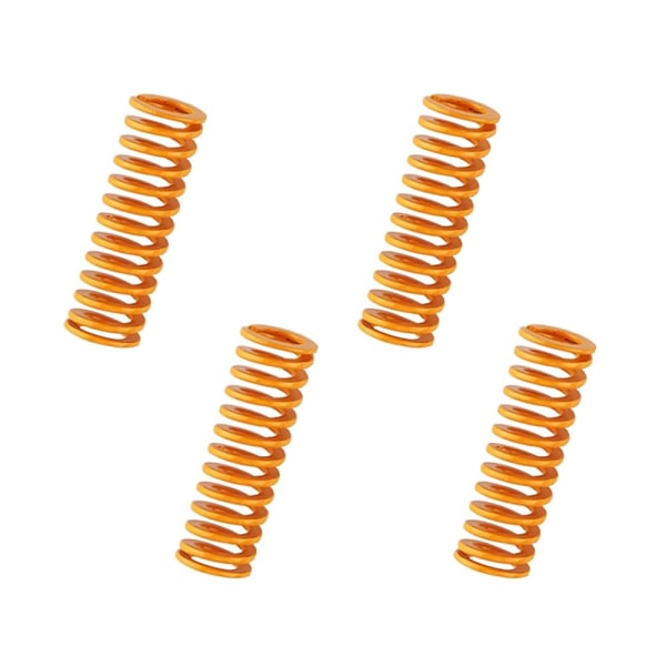 4 stk. 25mm sengefjeder 3D-printer kompressionsform fjeder til Ender 3 S1 / 3 S1 Pro / 3 S1 Plus/Ender-5 Pro / 5 Plus/CR-10S Pro V2