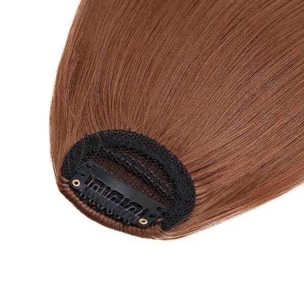 Clip-in Hår Bangs Extensions Fransk Hår Bangs Stilig Hår Bangs Hårdeler gull gull 28cm gold