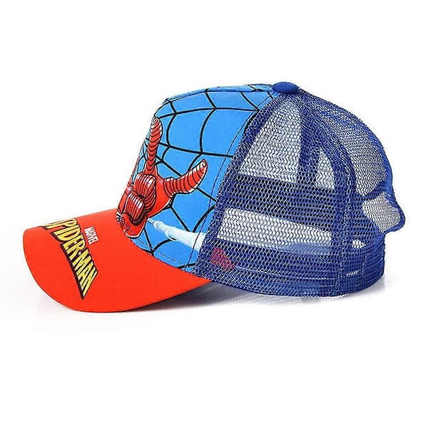 Spiderman Superhelte Mesh Baseball Kasket Justerbar Snapback Sommerhat Børn B