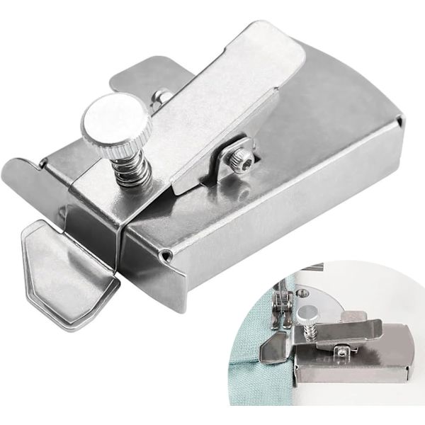 Magnetisk sømguide for symaskin, multifunksjonell sømpresisjon, sytilbehør quiltetilbehør, magnetisk sømguide med klips